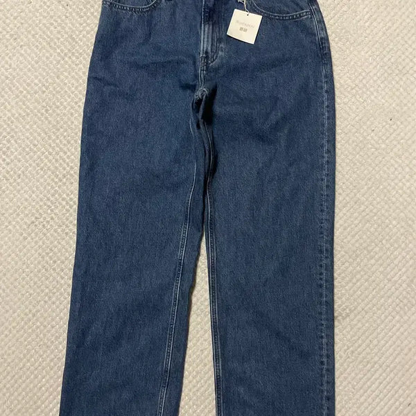 [BUNJANG] Uniqlo x JW Anderson Collaboration Straight Denim Pants (Size 33) / [33] 유니클로 X JW ANDERSON 콜라보 스트레이트 데님 새상품