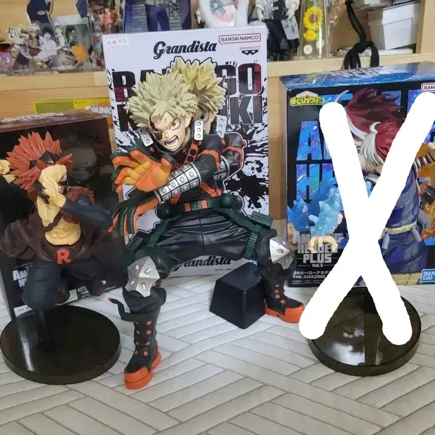 [BUNJANG] My Hero Academia Figure 3-Member Bundle Set (Bakugo, Kirishima, Todoroki) / 일괄 나의 히어로 아카데미아 피규어 2종 세트 ( 바쿠고 키리시마
