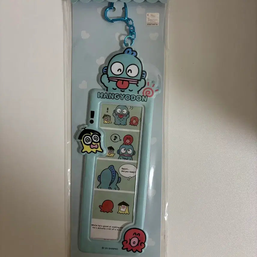 [BUNJANG] Sanrio Hangyodon Photo Booth Keychain / 산리오 한교동 네컷 열쇠 키링