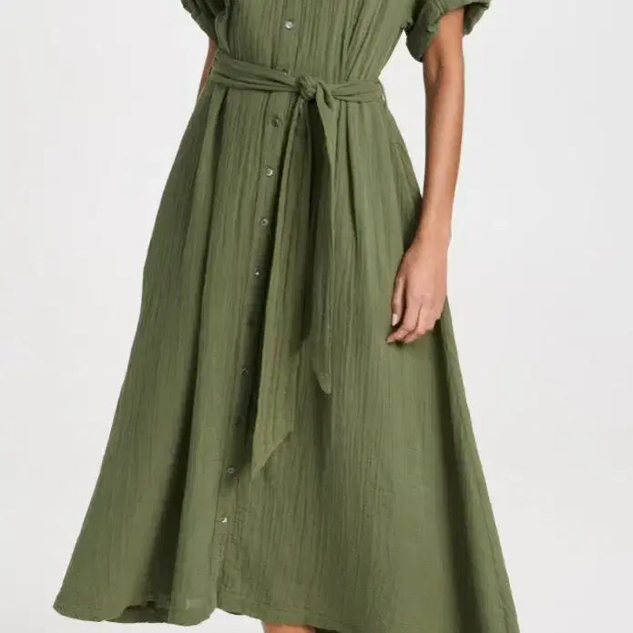 [BUNJANG] XIRENA Cate Dress Surplus Olive Cotton / 새상품)XIRENA 자이리나 케이트원피스