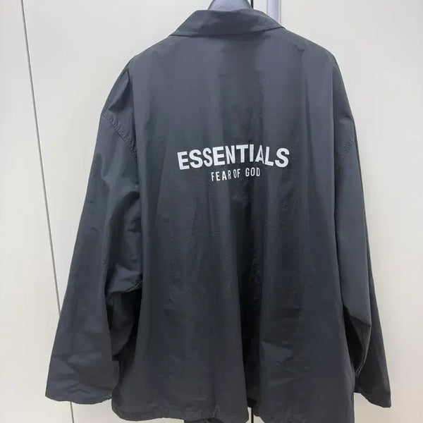 [BUNJANG] Fear of God Essentials Coach Jacket XXL / [XXL] 피어 오브 갓 에센셜 코치 자켓