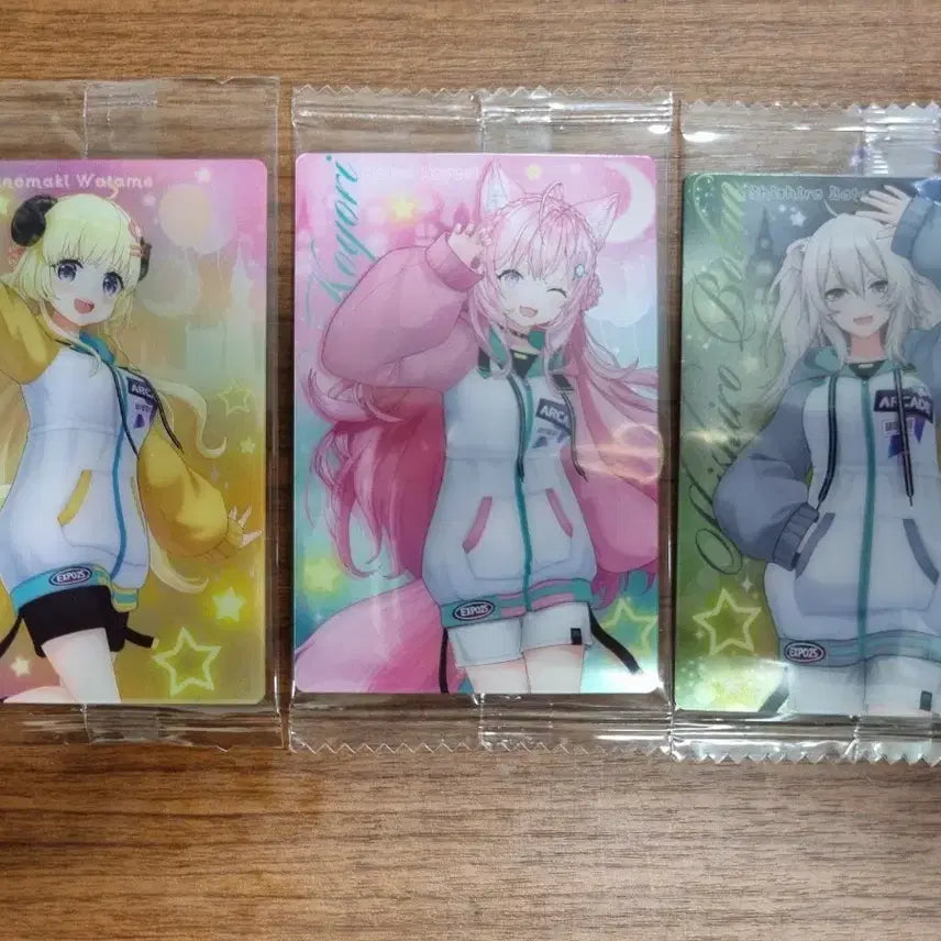 [BUNJANG] Hololive Production Vegeeta Vol. 5 Set of 3 / 홀로라이브 프로덕션 웨하스 Vol.5 3종