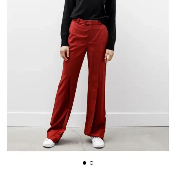 [BUNJANG] Acne Studios Tony Suit Pants Crimson Red / ACNE STUDIOS 토니 수트 팬츠 크림슨 레드 36