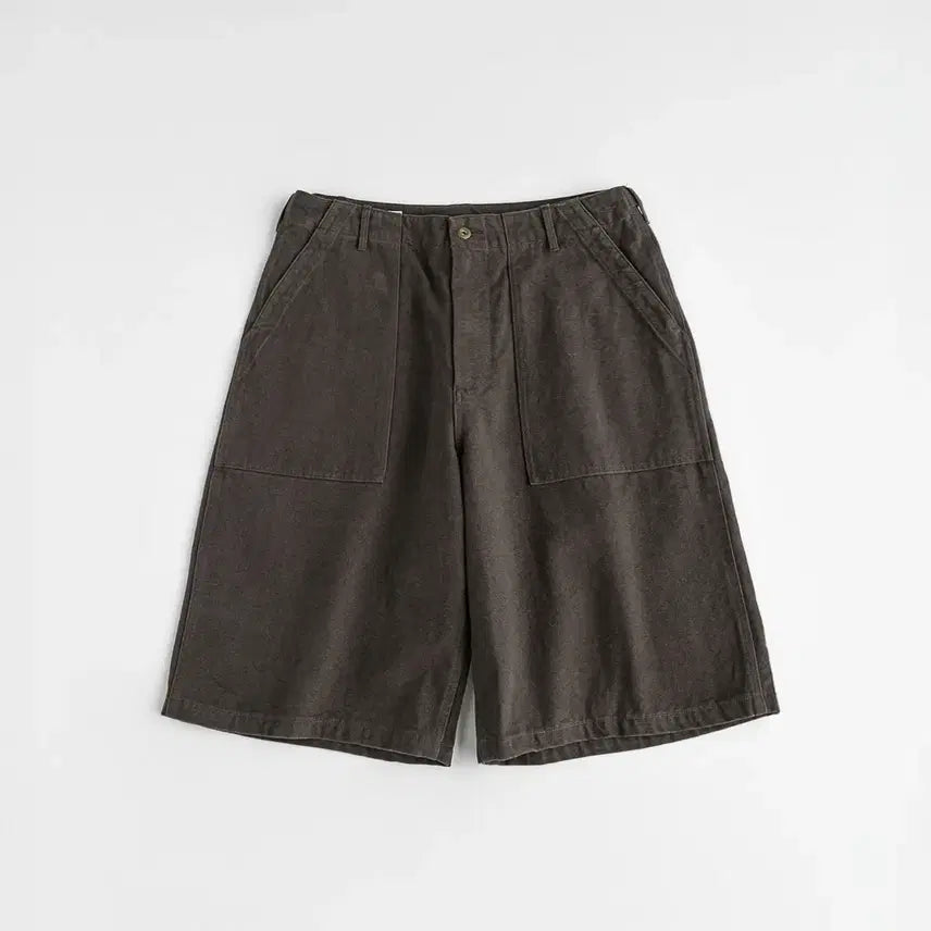 [BUNJANG] BEHAVE Dark Brown Utility Shorts / 새상품) 비헤비어 다크브라운 퍼티그 팬츠 쇼트 쇼츠 반바지