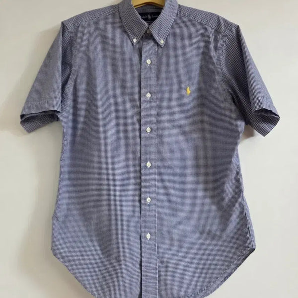 [BUNJANG] Polo Ralph Lauren Classic Fit Gingham Check Short Sleeve Shirt / 폴로 랄프로렌 클래식핏 깅엄 체크 반팔 셔츠