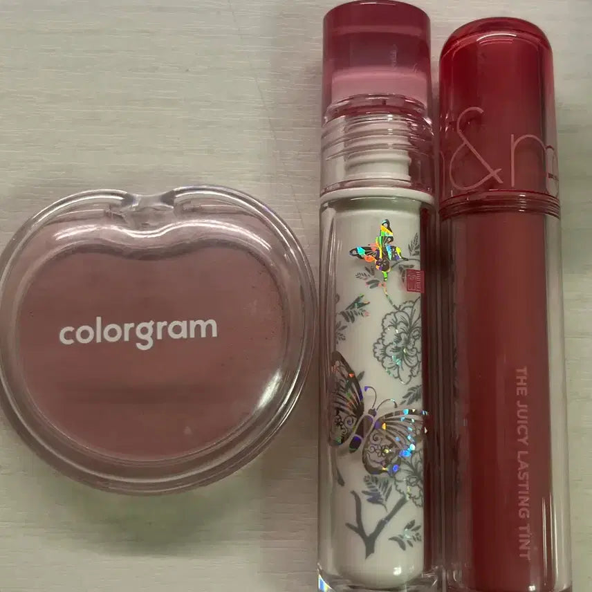 [BUNJANG] Bear Grape & Angkoo Mauve Blush Tint Bundle Set / 여쿨 여름뮤트 화장품 블러셔 틴트 일괄 판매