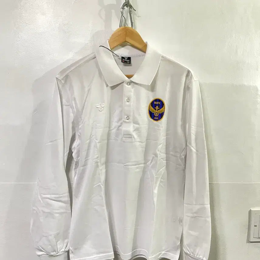 [BUNJANG] Incheon United Hummel Long Sleeve Polo T-Shirt (Player Issued) XL / 인천유나이티드 (새상품) 선수지급용 긴팔폴로티 pk티셔츠 XL 험멜