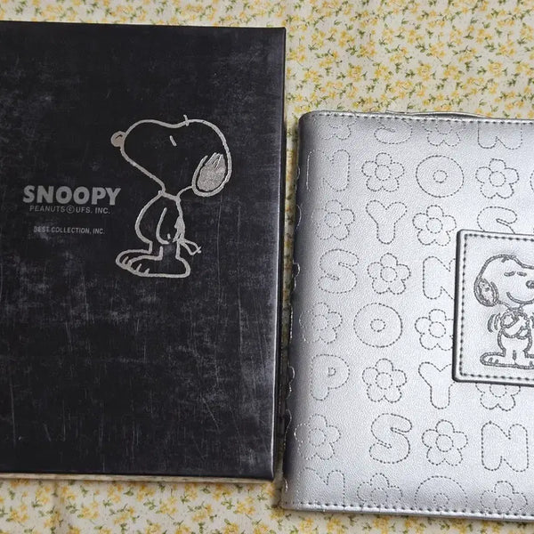 [BUNJANG] Snoopy 6-Ring Diary Silver Classic Vintage / 고전문구) 스누피 다이어리 실버 6공다이어리 고전6공