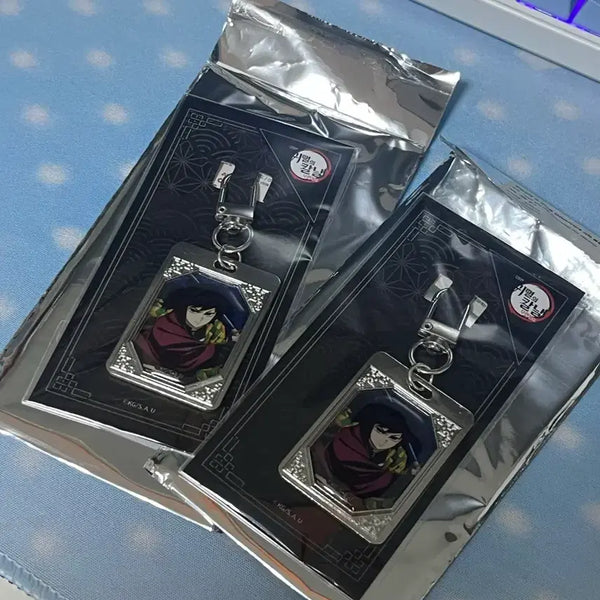 [BUNJANG] Demon Slayer: Mugen Train Arc Metal Keychain - Giyu / 귀멸의칼날 무한성평 메탈 키링 기유 판매