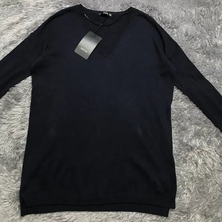 [BUNJANG] ZARA V-Neck Long Sleeve Knit Top / [[S, 새상품] 자라(ZARA) 브이넥 긴팔 니트@764