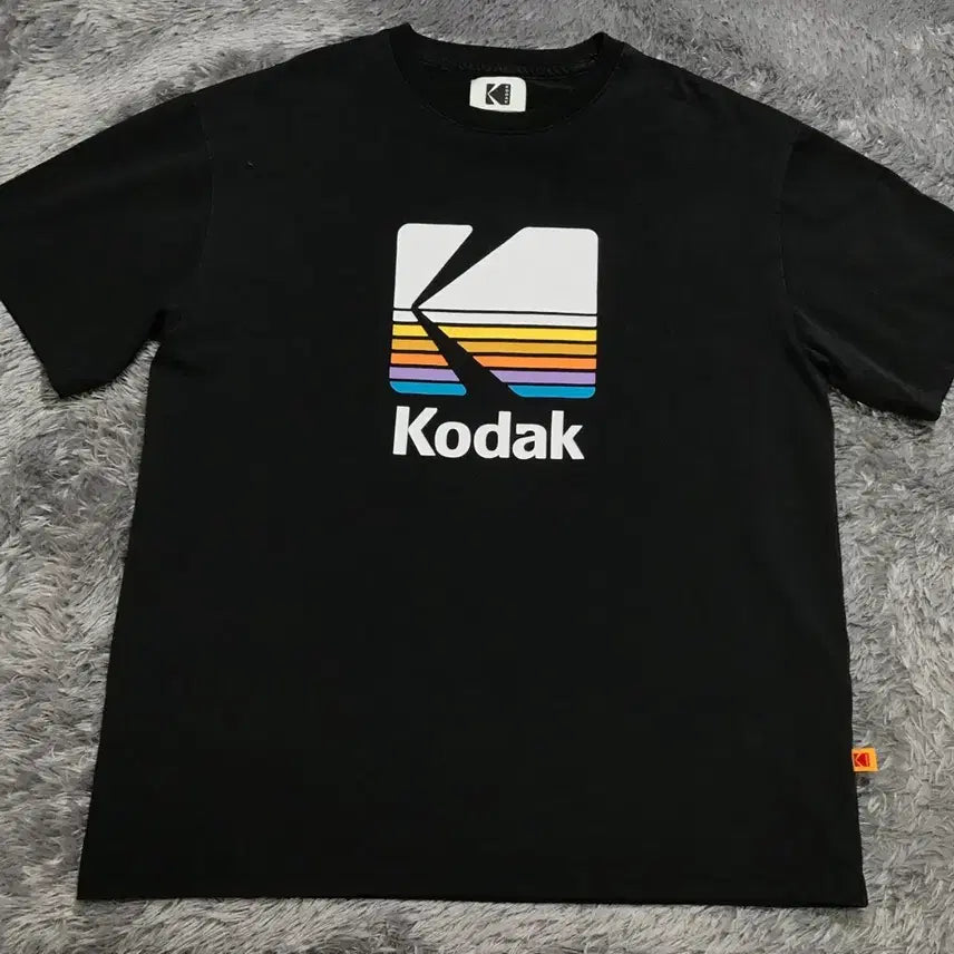 [BUNJANG] Kodak Oversized Short Sleeve T-Shirt XL Black / [[XL] 코닥(KODAK) 남녀공용 오버핏 반팔티셔츠@769