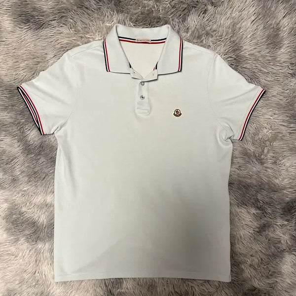 [BUNJANG] Moncler Polo Shirt Size M Sky Blue / [23ss/Msize] 몽클레어 카라티