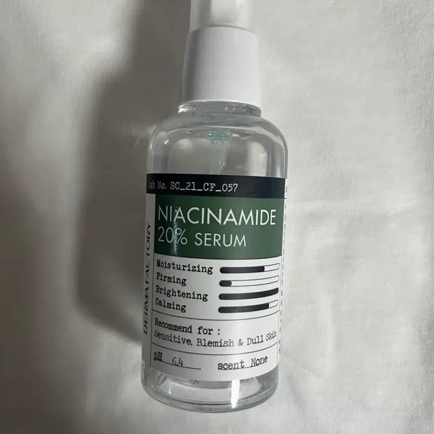 [BUNJANG] Derma Factory Niacinamide 20% Serum 80ml / 더마팩토리 나이아신아마이드 20% 세럼 80ml