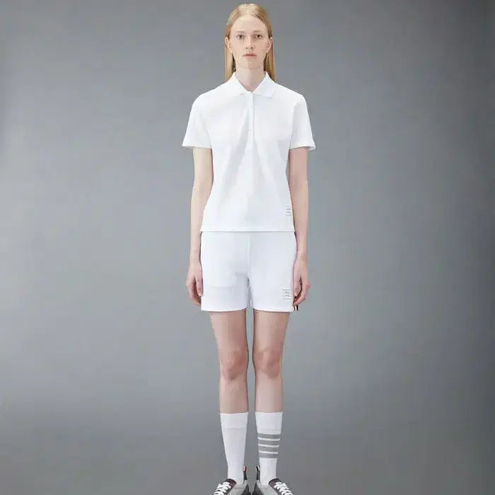 [BUNJANG] Thom Browne Centerback Stripe Relaxed Fit Pique Polo Shirt / 명품 톰브라운 센터백 스트라이프 릴랙스드핏 피케 폴로셔츠