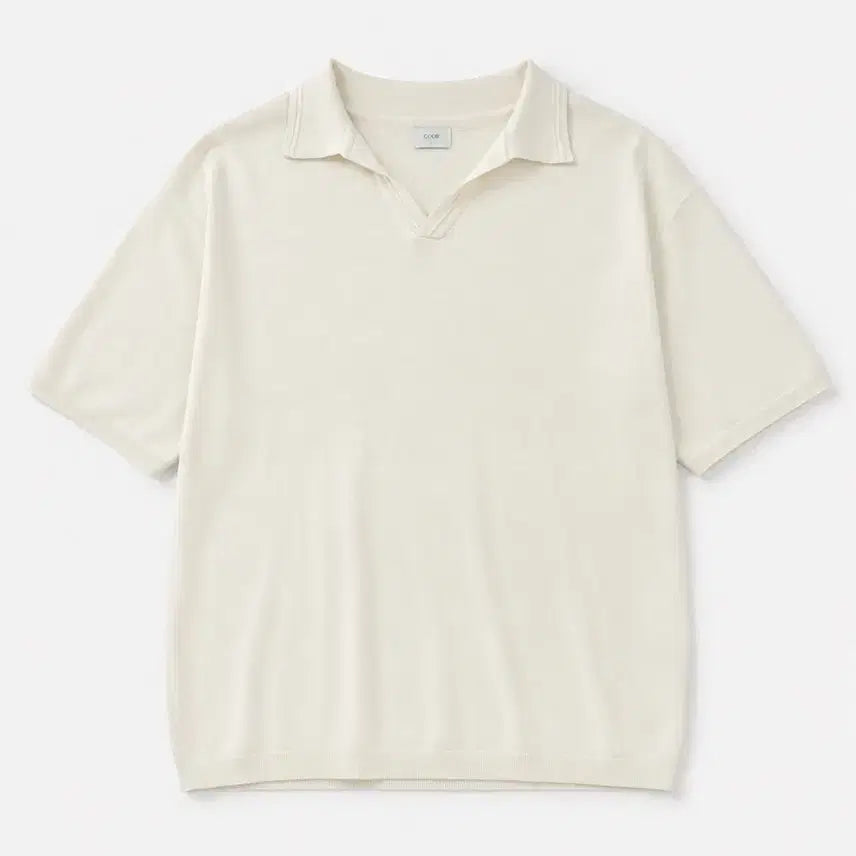 [BUNJANG] COOR Open Collar Polo Shirt / 쿠어 오픈 카라 폴로셔츠