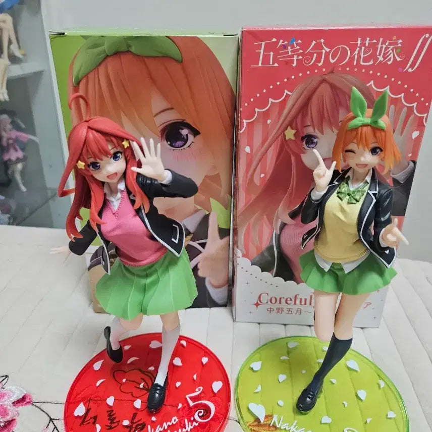 [BUNJANG] The Quintessential Quintuplets Nakano Ichika & Nakano Yotsuba 2-Figure Set / 오등분의 신부 코어플)나카노 이츠키 / 나카노 요츠바 2종 세트
