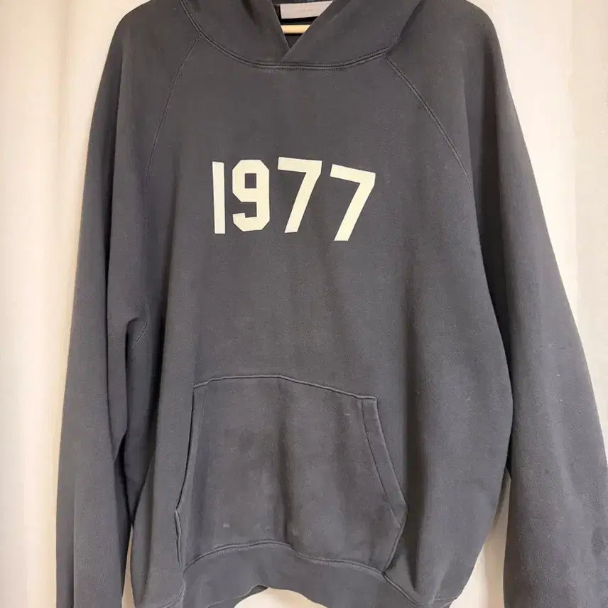[BUNJANG] Essential 1977 Hoodie (L) / 에센셜 1977 후드티 L