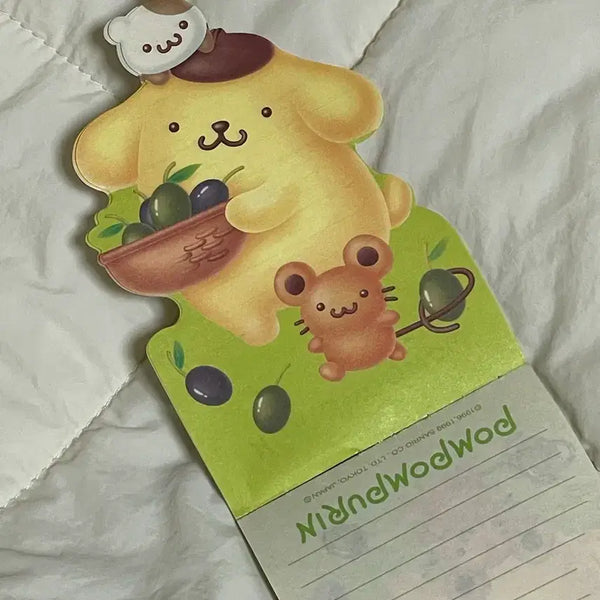 [BUNJANG] Sanrio Pompompurin Classic Memo Pad / 고전 폼폼푸린 떡메모지