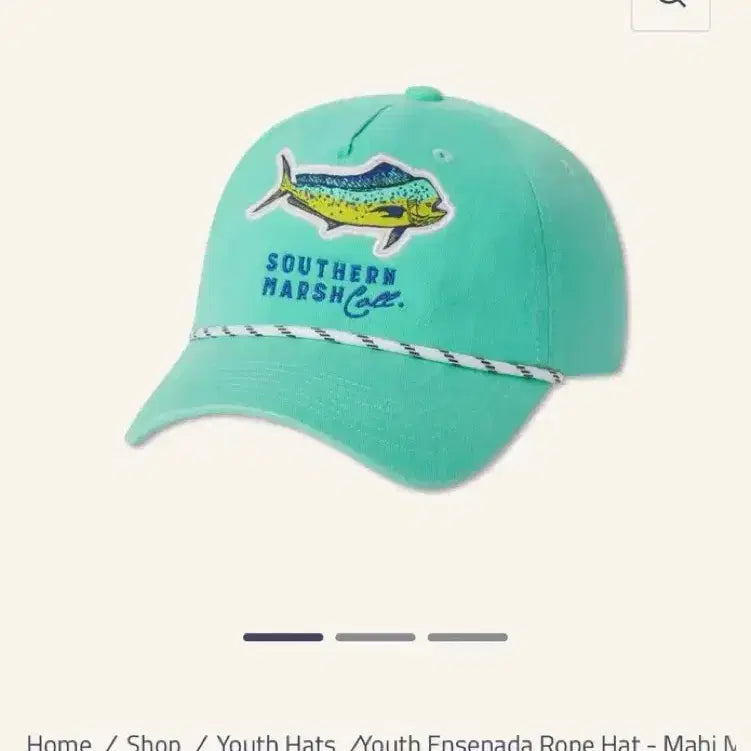 [BUNJANG] Southern Marsh Mahi Mahi Fishing Snapback Hat / Southern Marsh 스냅백 / 낚시 아웃도어 캡