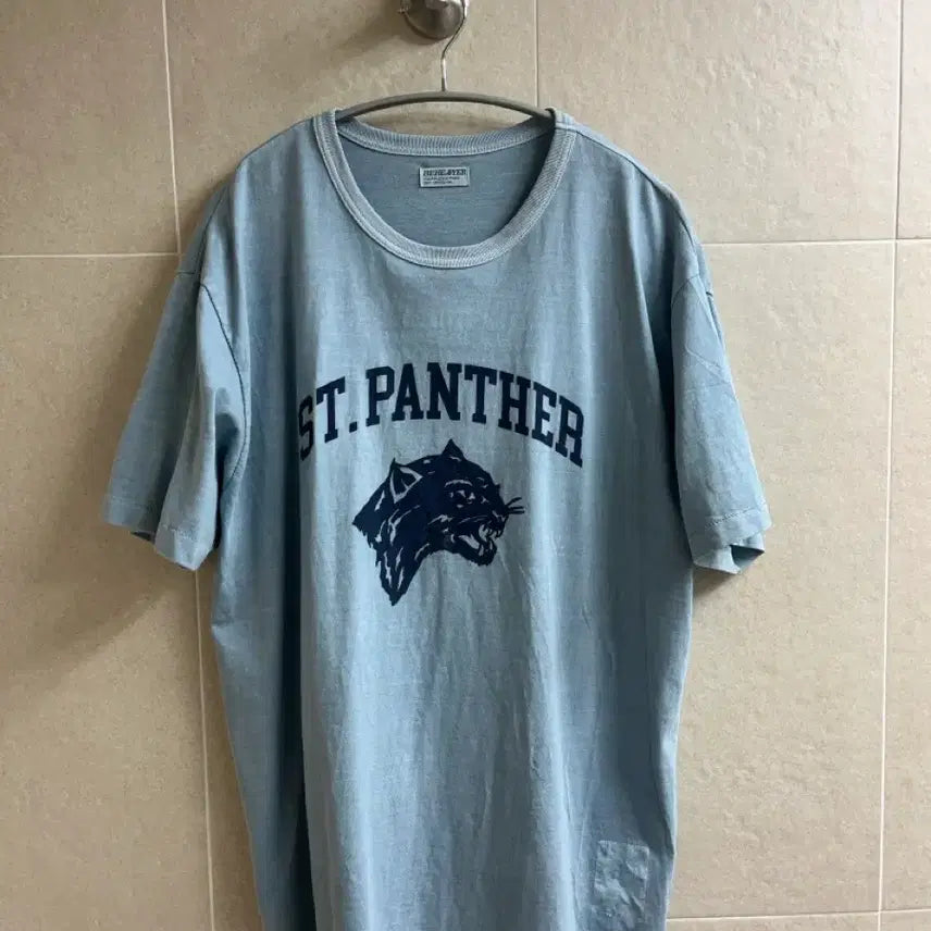 [BUNJANG] Behavior Dyed Short Sleeve T-Shirt - Blue / [2] 비헤비어 다이드 반팔 블루 색상 판매