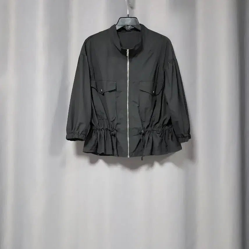 [BUNJANG] Shirring Windbreaker Jacket / 셔링 바람막이 자켓