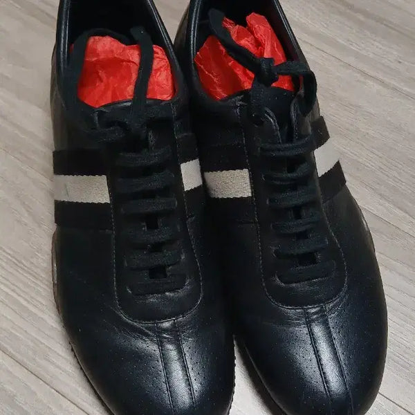 [BUNJANG] Bally Unisex Sneakers Black US 7 / 발리 남성 공용가능 스니커즈 블랙 US7 250사이즈
