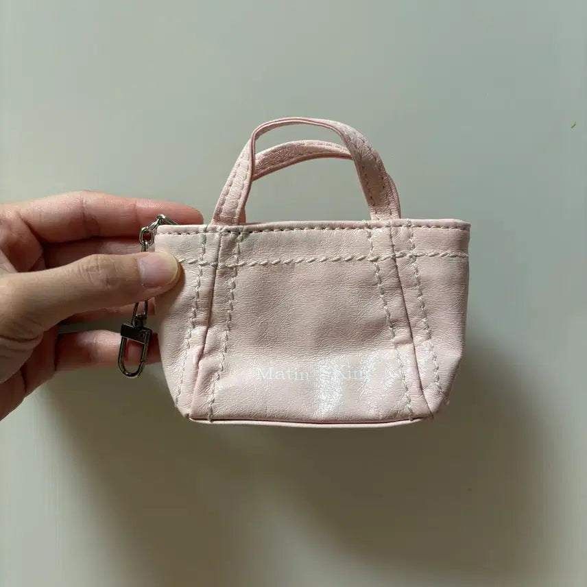[BUNJANG] Matinkim Pink Mini Dot Bag Keyring Coin Purse / 마뗑킴 핑크 미니 도트백 키링 동전지갑