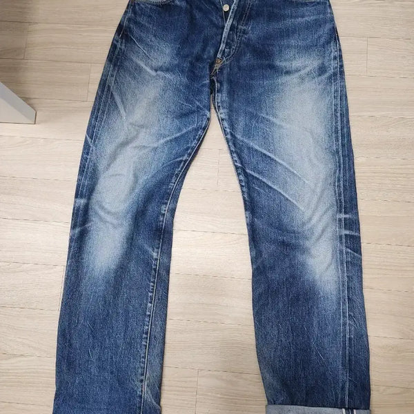 [BUNJANG] Evisu No. 1 Selvedge Denim Jeans (90s) / 에비수 90s no.1 셀비지 데님