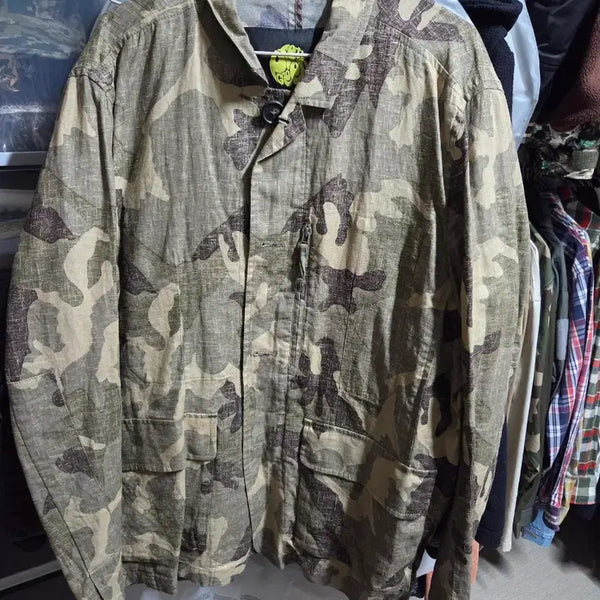 [BUNJANG] Pretty Green Camo Jacket (L) / 프리티그린 카모 자켓 (L)