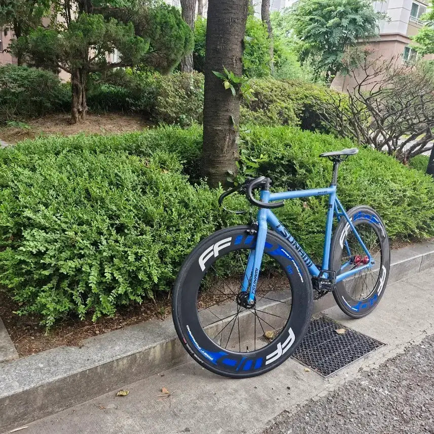 [BUNJANG] Tsunami Sky Blue Frame/Seatpost / 쓰나미 하늘색 판/대