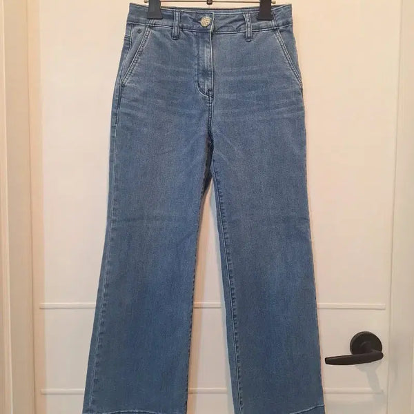 [BUNJANG] Karl Lagerfeld Women's Jeans Semi-Wide Fit Light Wash / 칼라거펠트 여성 청바지