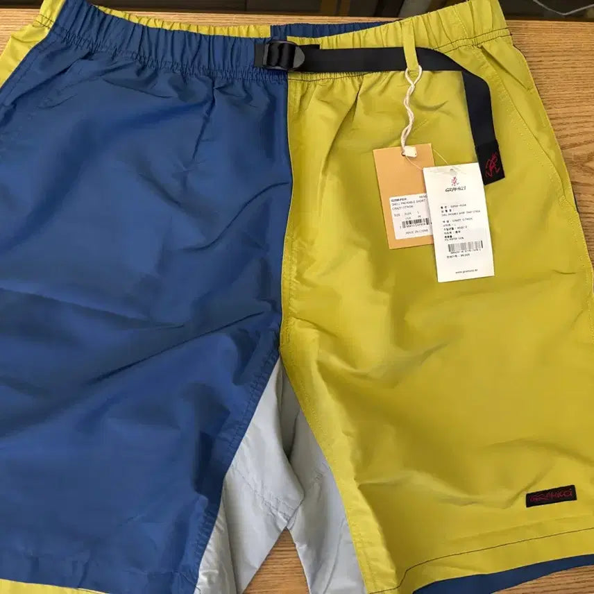 [BUNJANG] Gramicci Shell Packable Shorts Crazy Citron / 그라미치 쉘 패커블 쇼츠 CRAZY CITRON