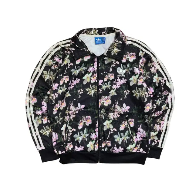 [BUNJANG] Adidas Flower Pattern Track Top Jersey / 아디다스 플라워 패턴 트랙탑 져지