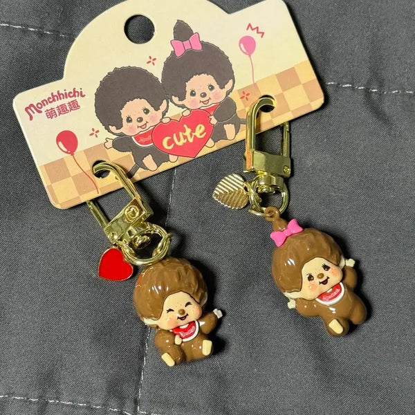 [BUNJANG] Monchhichi Keychain Set / 몬치치 키링