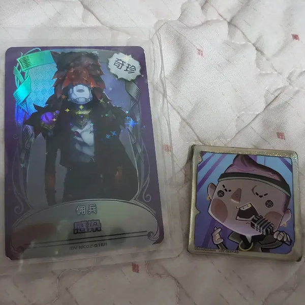 [BUNJANG] Identity V Mercenary 'Infected' Skin Card / 제5인격 용병 카드 & 캔뱃지 굿즈 일괄