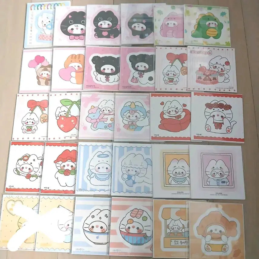 [BUNJANG] 47 Designs Art Print Set / 야모님 도안 47가지 도안 모꼬 개별판매