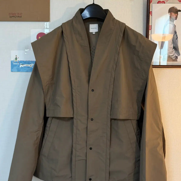 [BUNJANG] Sasquatchfabrix. Oriental Wrap Jacket Brown / 사스콰치패브릭스 오리엔탈 랩 자켓 브라운