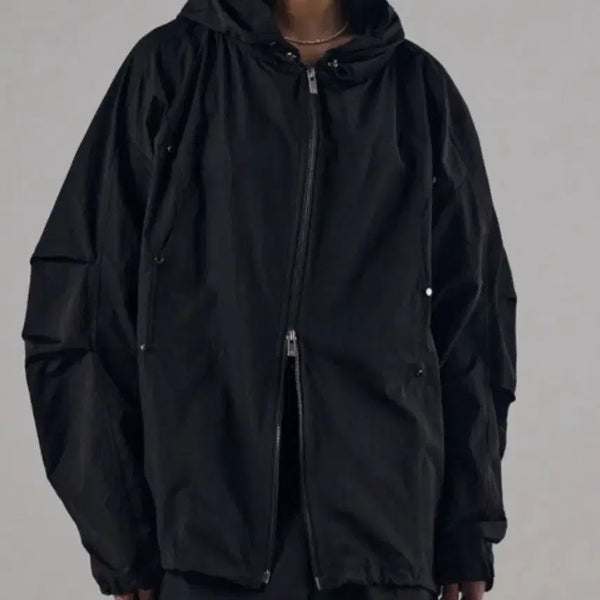 [BUNJANG] trimmingbird Rivet Nylon Hooded Zip-up / 트리밍버드 리벳 나일론후드집업