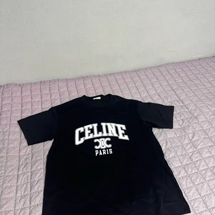 [BUNJANG] Celine 25SS Triomphe Logo T-Shirt / [백화점판]셀린느 25SS 트리옹프 반팔 티셔츠