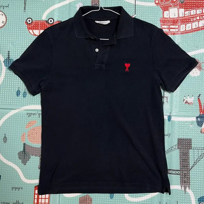 [BUNJANG] AMI Paris Short Sleeve Polo Shirt / 아미 카라티 S