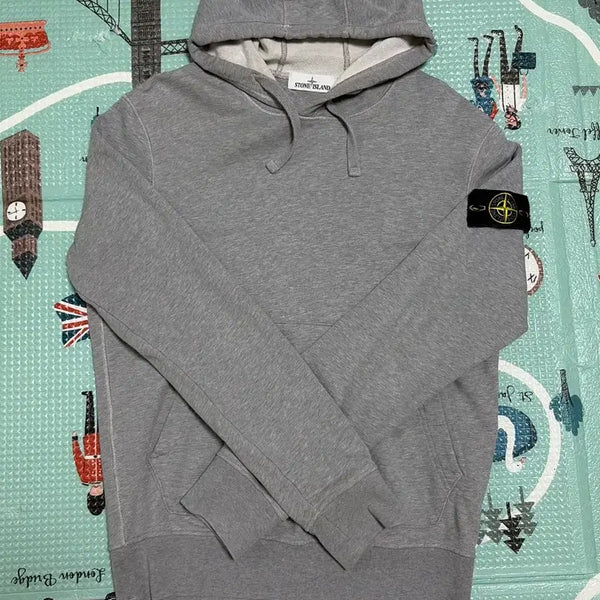 [BUNJANG] Stone Island Hooded Sweatshirt Medium / 스톤아일랜드 후드티 M