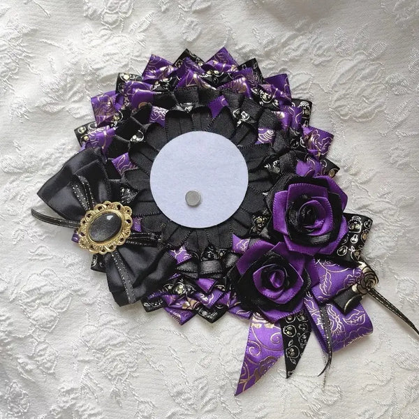 [BUNJANG] Rosette & Fancy Can Badge Holder for Itabag / 50~65mm 로제트 / 화려한 캔뱃지 홀더 / 이타백 장식
