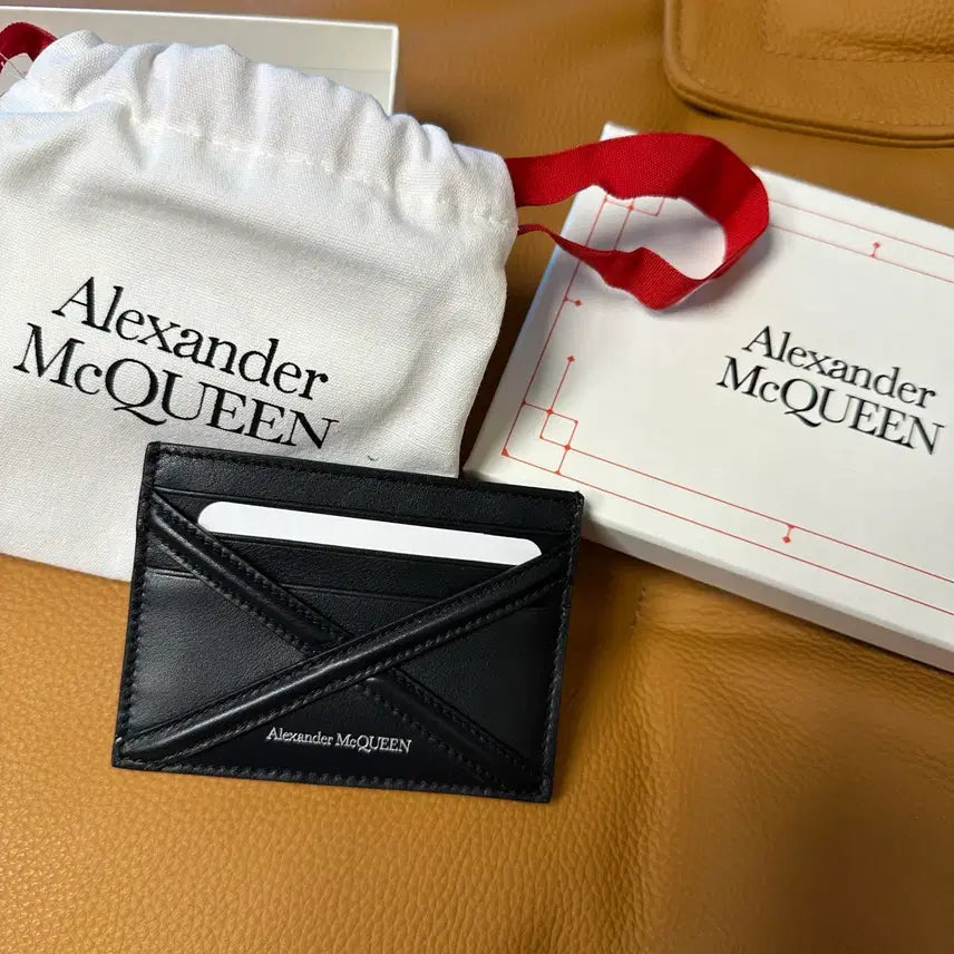 [BUNJANG] Alexander McQueen Calfskin Card Holder / 알렉산더 맥퀸 카드지갑