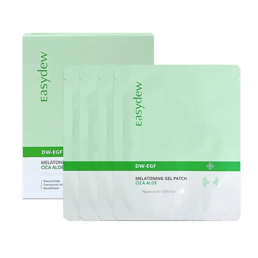 [BUNJANG] Easydew Melatoning Gel Patch Cica Aloe (4 Sheets) / (급속쿨링 기미케어) 이지듀 멜라토닝 겔 패치 시카 알로에 (4매)