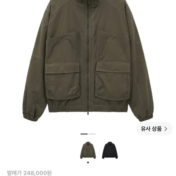 [BUNJANG] Matinkim Utility Bomber Jumper Khaki Brown / 마뗑킴 유틸리티 봄버 점퍼 카키 브라운