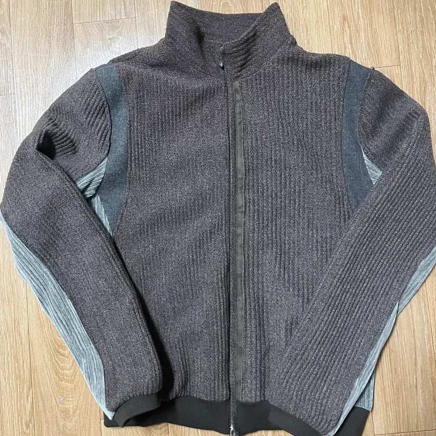 [BUNJANG] M)XLIM EP.8 01 Jersey Jacket Brown / M)XLIM EP.8 01 저지 자켓 브라운