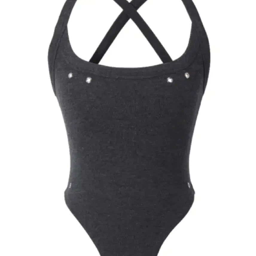 [BUNJANG] 3Times Becca Top Charcoal Free Size / 쓰리타임즈 베카탑 becca top