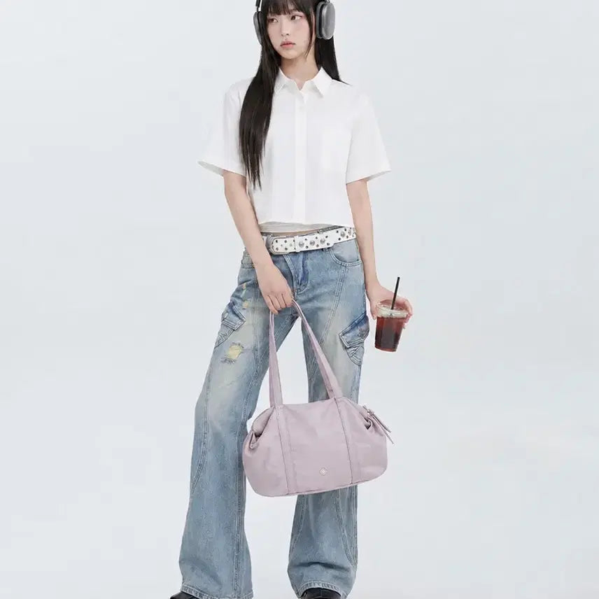 [BUNJANG] Uniqlo JW Anderson Oxford Boxy Shirt White L / 유니클로 옥스포드 박시 셔츠 JW앤더슨 새상품