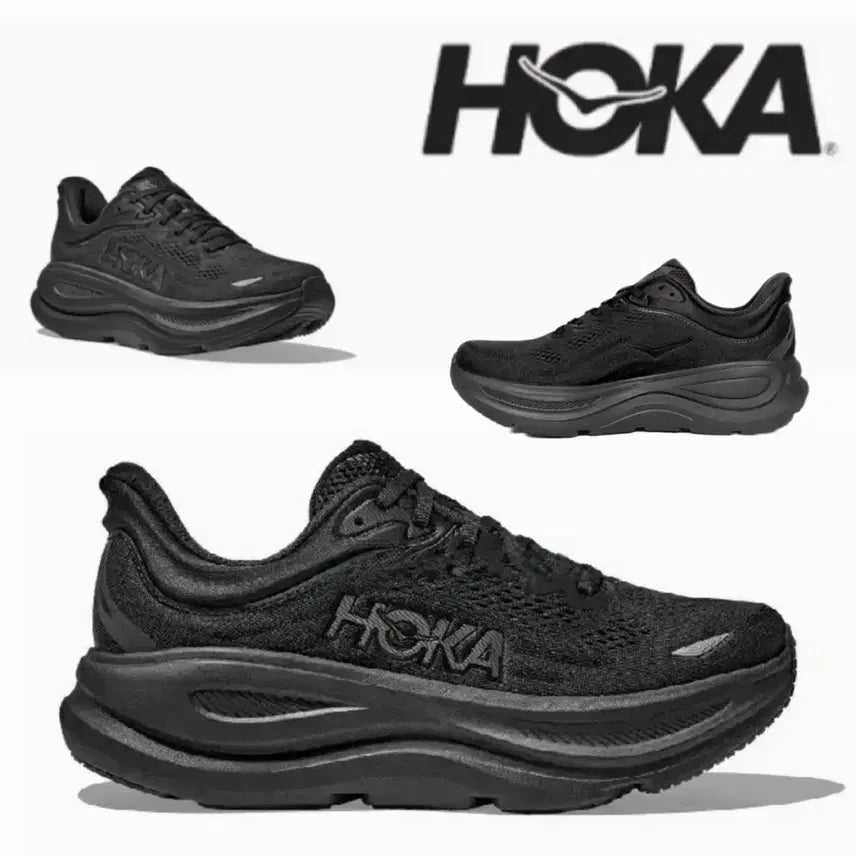 [BUNJANG] Hoka Bondi 9 Running Shoes / 정품/새상품) 호카 본디9 블랙 맥스쿠션 워킹화 러닝화 운동화 남녀공용