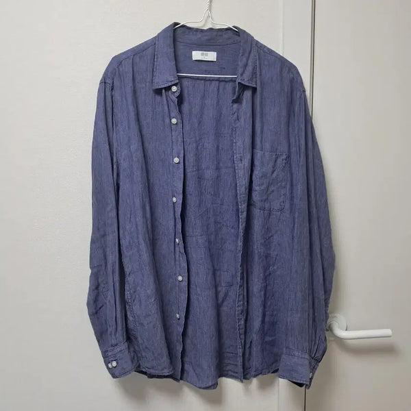 [BUNJANG] Uniqlo Premium Linen Shirt / 유니클로 프리미엄 린넨셔츠
